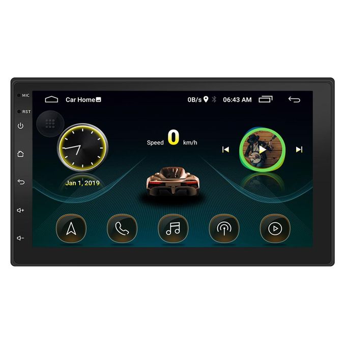 Universal Android 7.1 2Din 7 Inch Capacitive Touchscreen Car Stereo